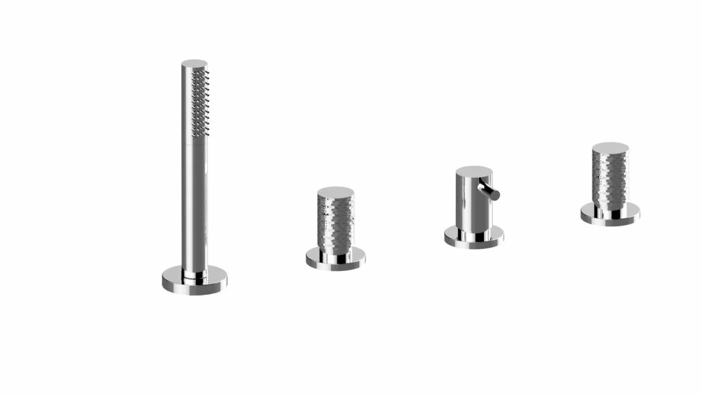 BONGIO Capsule GLOW Gruppo 4 fori bordo vasca con doccetta