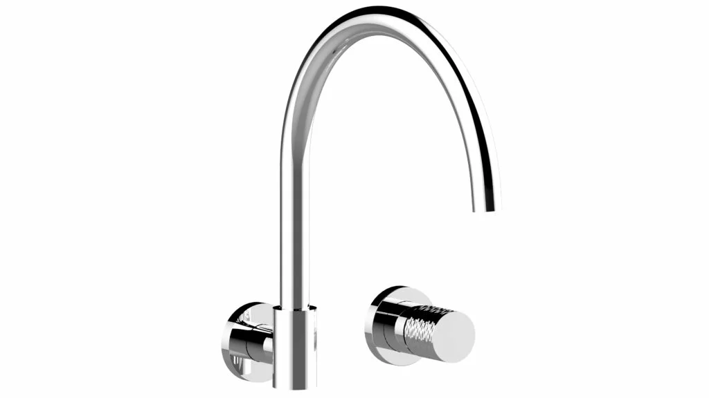 BONGIO Capsule CANNETE Gruppo lavello a parete con bocca 342mm & misc incasso