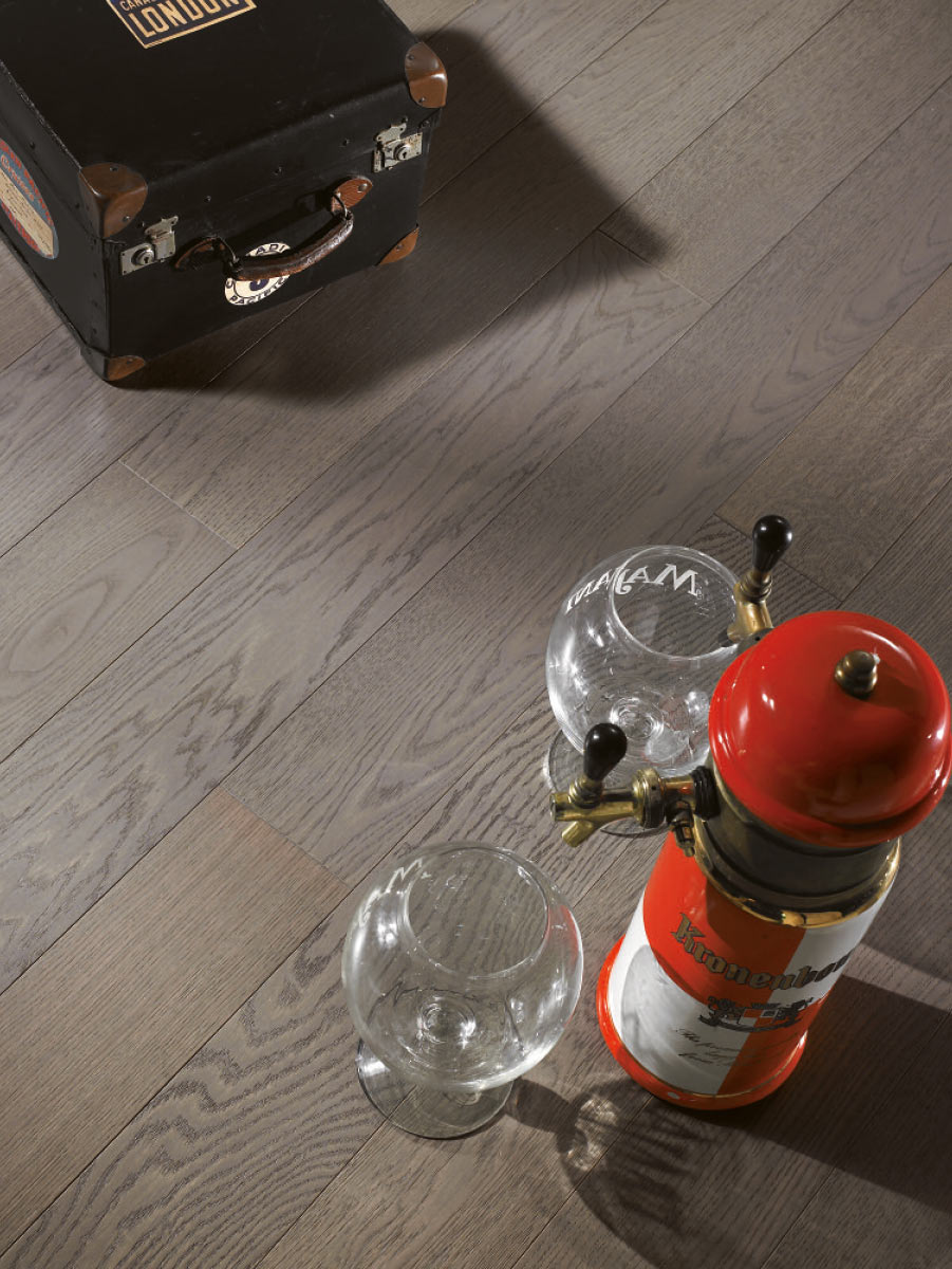 3 Formati Rovere 'Rustica' Fumo di Londra mm 15x190x2000