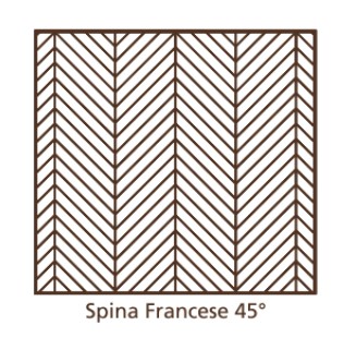 Spina Francese Rovere'Rustica' Cognac mm 10x90X610