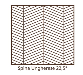 Spina Ungherese Rovere'Standard' Bristol mm.10x90x655