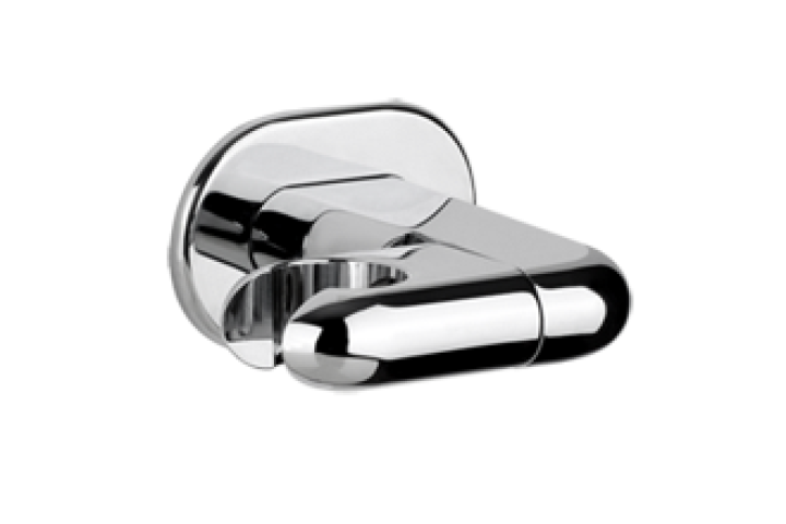 GOCCIA Supporto duplex orientabile per doccetta - CROMO