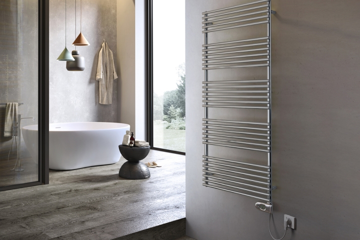 CORDIVARI-GLORIA-22-CROMATO-ELETTRICO-Radiatore-scaldasalviette-elettrico