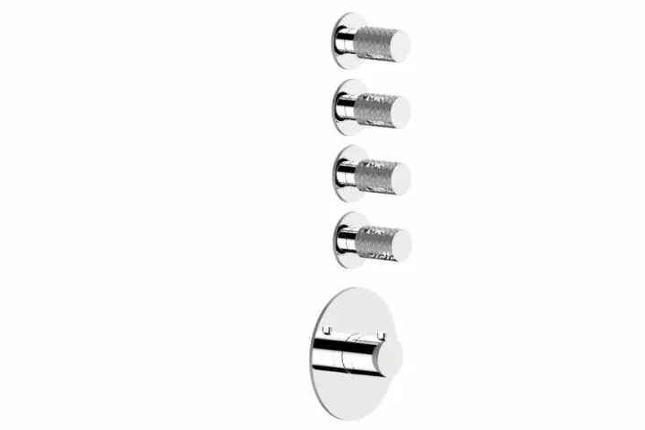 BONGIO Capsule GRAINTermostatico inc compl con 4 rubinetti apertura/chiusura