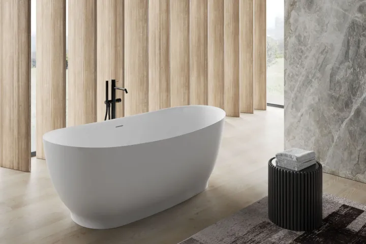 DISENIA Vasca Freestanding ISCHIA 180x78,5x61cm CRISTALPLANT